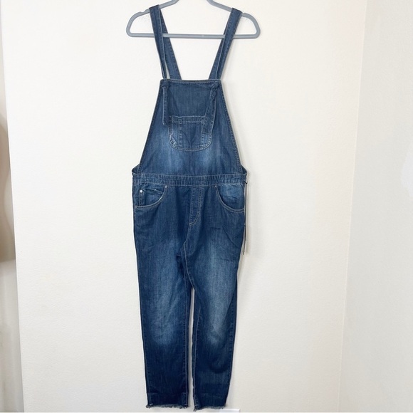 One Teaspoon Monroe Denim Overalls in Cowboy - Picture 1 of 10